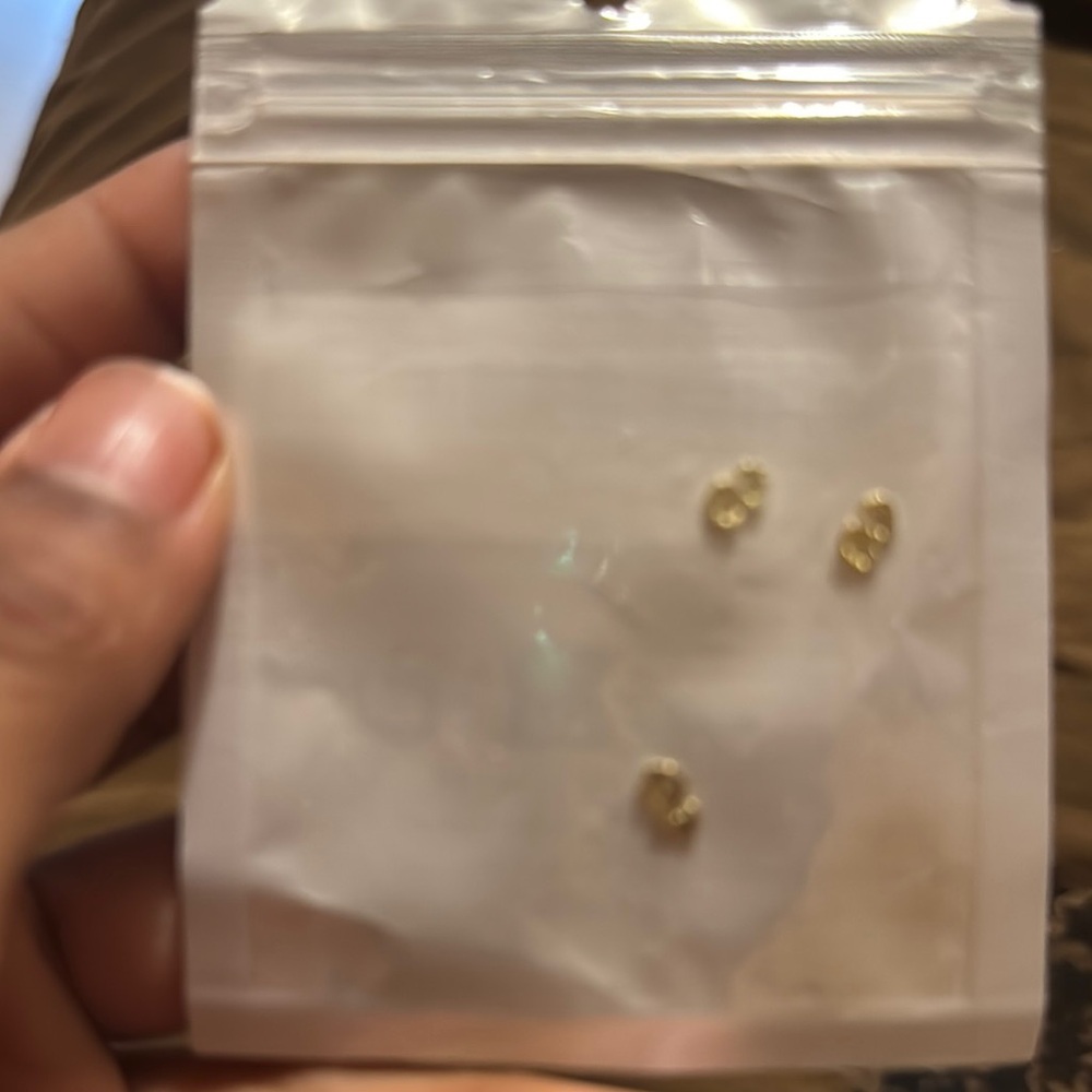 Gold Knot Stud Earrings